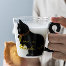Caneca Gatinho em Vidro Temperado