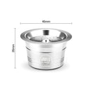 Cápsula Reutilizável em Inox para Três Corações