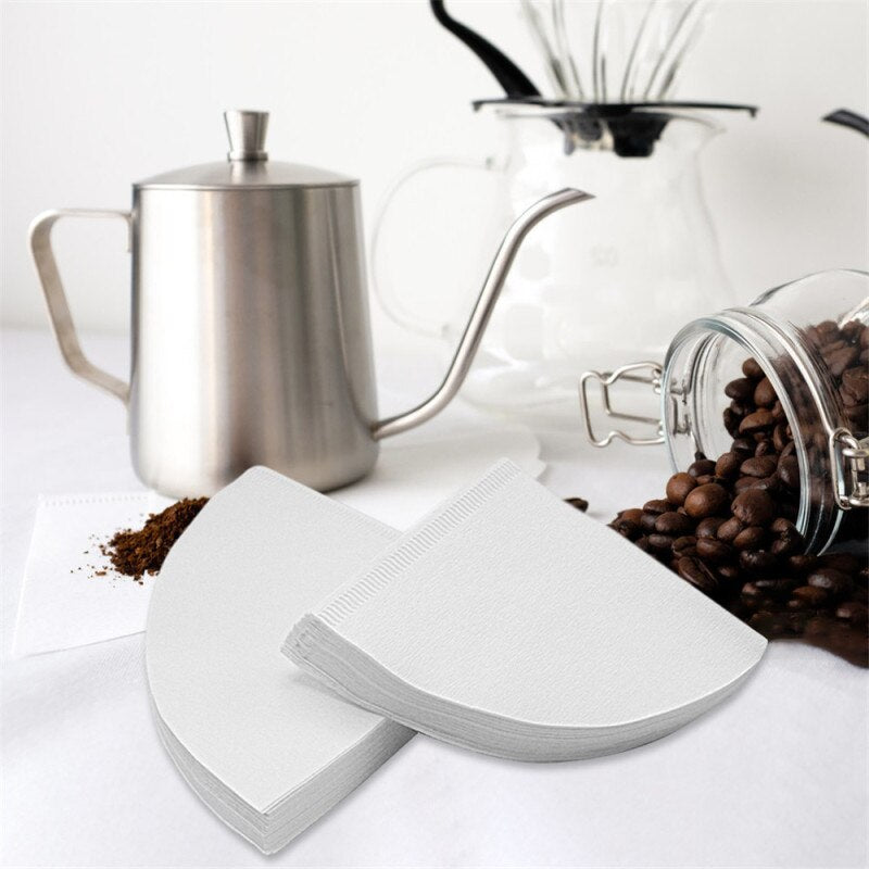 Filtro Branco para Hario V60 Tamanho 01 (1-2 xícaras)