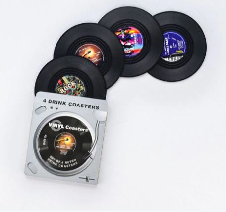 Porta Copos Vinyl Records