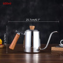 Chaleira Pescoço de Ganso Gooseneck Wood Inox