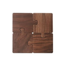 Porta Copos Quebra-Cabeça em Madeira