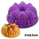 Forma de Bolo Artístico em Silicone - Não Gruda!